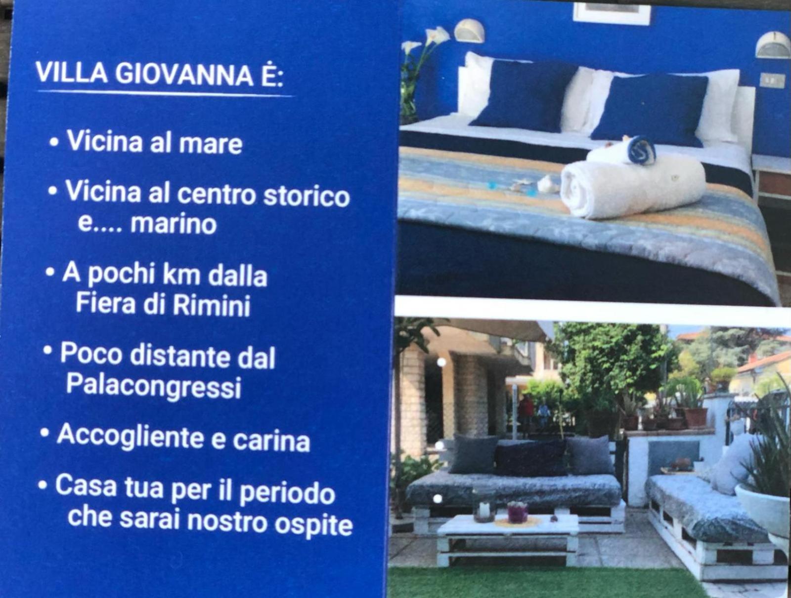 Bed And Breakfast Villa Giovanna Римини Екстериор снимка
